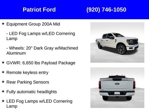 New 2025 Ford F150 STX w/ Equipment Group 200A image 15