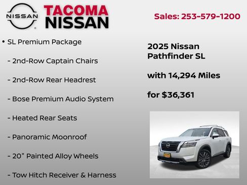 Used 2025 Nissan Pathfinder SL w/ SL Premium Package image 6
