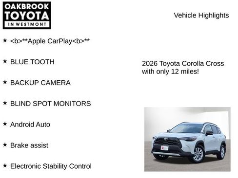 Certified 2026 Toyota Corolla Cross LE FWD image 6