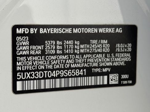 Used 2023 BMW X4 xDrive30i w/ M Sport Package 2 w/ M Sport Package AWD/4WD image 76