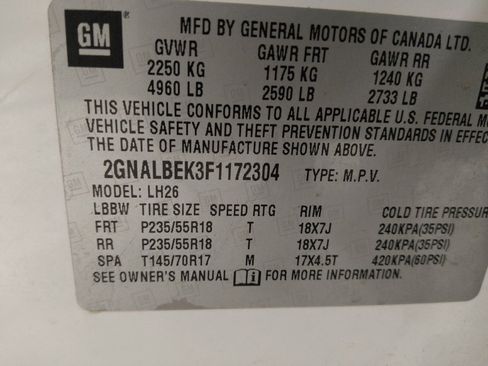 Used 2015 Chevrolet Equinox LT image 33