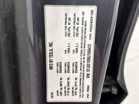 Used 2020 Tesla Model 3 Long Range AWD/4WD image 11