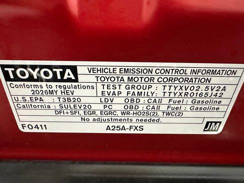Used 2026 Toyota Camry SE FWD image 69