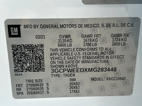 Used 2021 Chevrolet Silverado 1500 LTZ w/ LTZ Convenience Package II RWD image 31