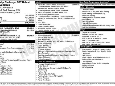 Used 2023 Dodge Challenger SRT Hellcat Redeye w/ Quick Order Package 27M RWD image 6