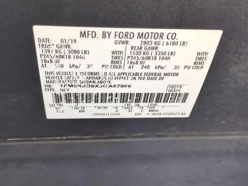 Used 2018 Ford Explorer XLT w/ Equipment Group 202A image 35
