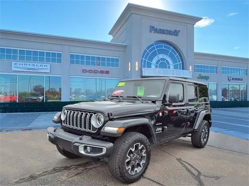 Used 2024 Jeep Wrangler Sahara w/ Technology Group image 1