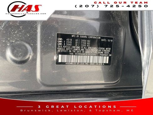Used 2019 Subaru Legacy 2.5i Limited AWD/4WD image 18