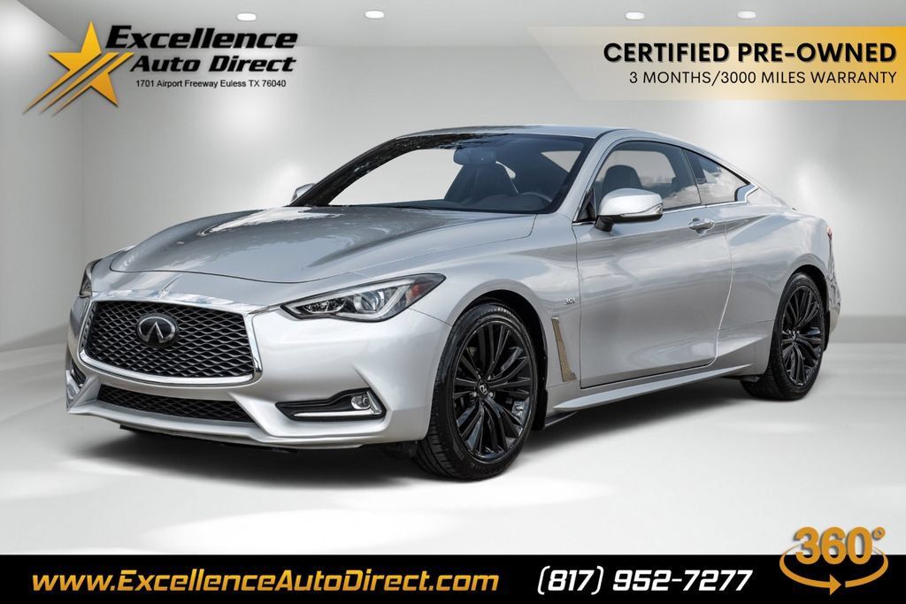 Used 2020 INFINITI Q60 3.0t Luxe AWD/4WD image 1