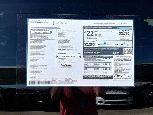 New 2026 Chrysler Voyager LX FWD image 17