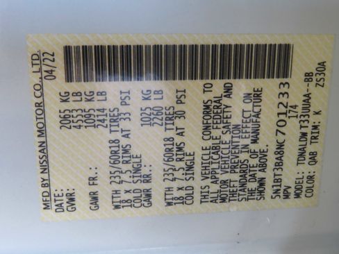 Used 2022 Nissan Rogue SV w/ SV Premium Package image 80