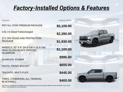 Used 2026 Chevrolet Silverado 1500 RST w/ RST All Star Premium Package AWD/4WD image 3
