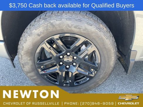 New 2026 Chevrolet Silverado 1500 Custom w/ Turbomax Blackout Package AWD/4WD image 45