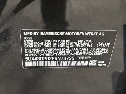 Used 2023 BMW X3 sDrive30i w/ Premium Package RWD image 38