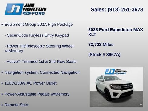 Used 2023 Ford Expedition Max XLT AWD/4WD image 15