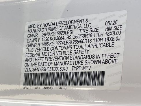 Used 2026 Honda Passport RTL image 28
