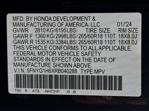 Used 2024 Honda Pilot TrailSport image 33