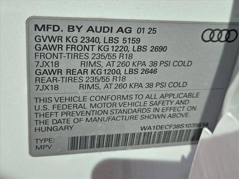 Certified 2025 Audi Q3 2.0T Premium w/ Convenience Package image 16