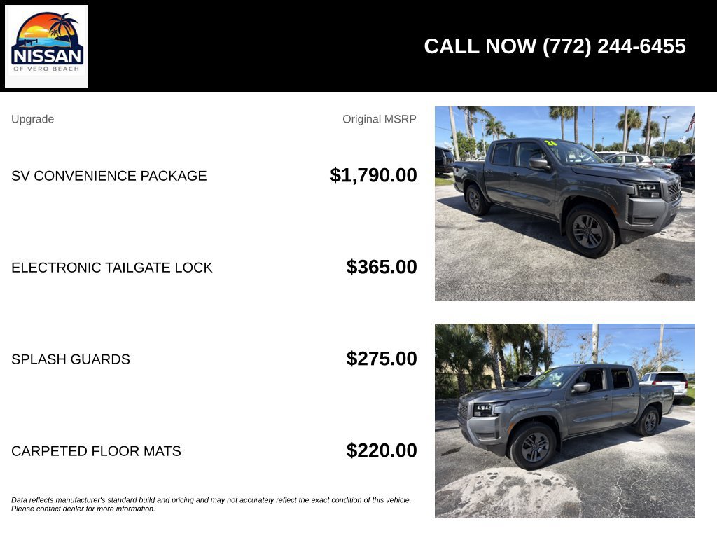 Used 2026 Nissan Frontier SV w/ SV Convenience Package RWD image 6