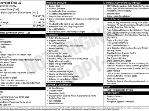 Used 2025 Chevrolet Trax LS image 17