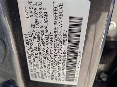 Used 2021 Honda Pilot Touring image 22