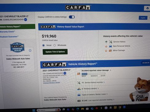 Used 2021 Chevrolet Blazer LT image 22