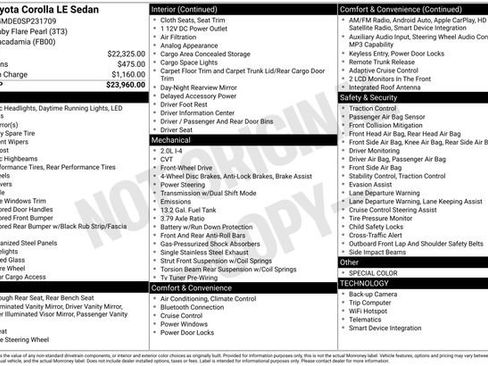 Used 2025 Toyota Corolla LE FWD image 5