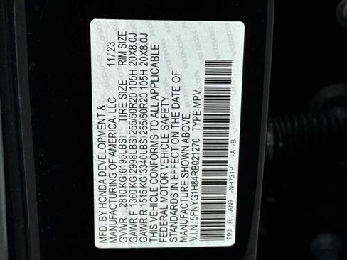 Used 2024 Honda Pilot Elite image 30