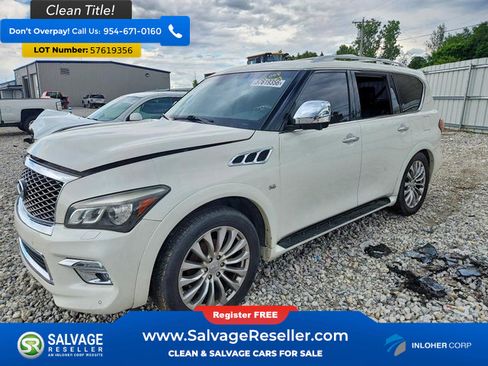 Used 2015 INFINITI QX80 4WD w/ Deluxe Technology Package image 1