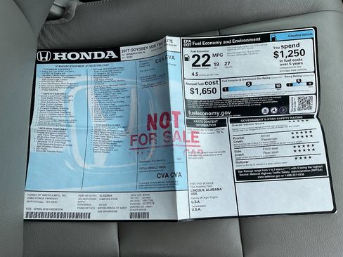 Used 2017 Honda Odyssey Touring Elite image 54