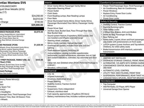 Used 2006 Pontiac Montana SV6 w/ Convenience Package FWD image 34