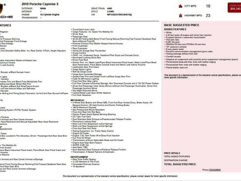 Used 2019 Porsche Cayenne S image 2