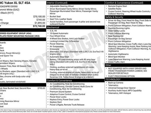 Used 2023 GMC Yukon XL SLT AWD/4WD image 2