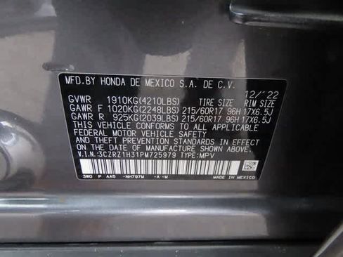 Certified 2023 Honda HR-V LX image 24