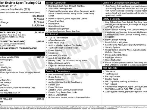 Used 2024 Buick Envista Sport Touring w/ Convenience I Package image 6