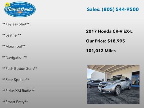 Used 2017 Honda CR-V EX-L image 8