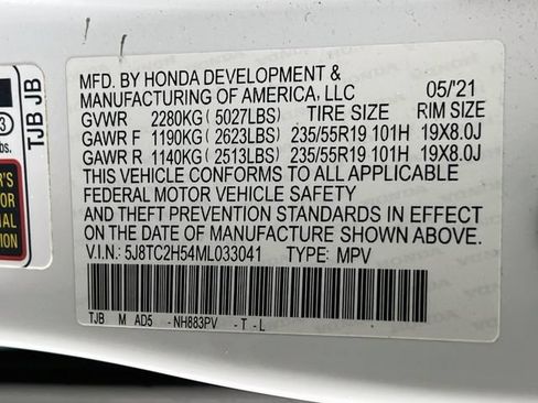 Used 2021 Acura RDX w/ Technology Package AWD/4WD image 11