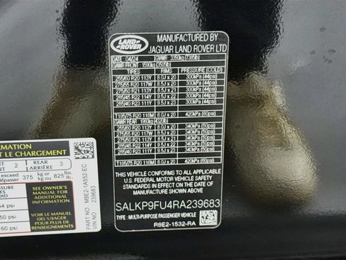 Certified 2024 Land Rover Range Rover SE AWD/4WD image 34
