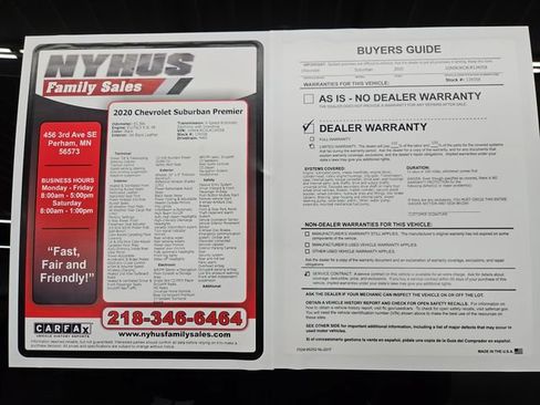Used 2020 Chevrolet Suburban Premier AWD/4WD image 70