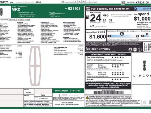 Used 2019 Lincoln MKZ Reserve image 84