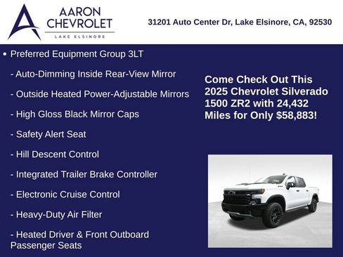 Used 2025 Chevrolet Silverado 1500 ZR2 AWD/4WD image 15