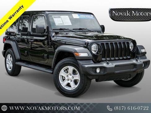 Used 2022 Jeep Wrangler Unlimited Sport w/ Sun And Sound Package image 1