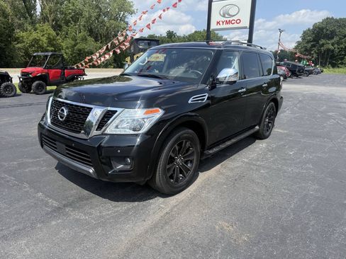 Used 2019 Nissan Armada Platinum w/ Captain's Chairs Package AWD/4WD image 1