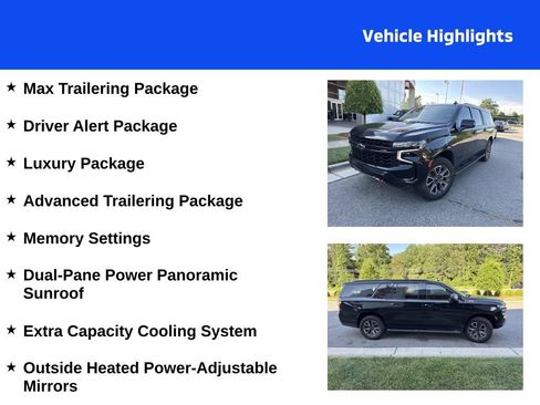 Used 2023 Chevrolet Suburban Z71 w/ Luxury Package AWD/4WD image 4