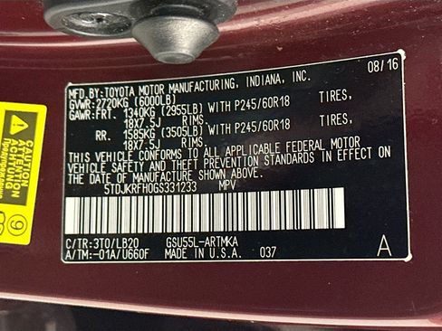 Used 2016 Toyota Highlander XLE AWD/4WD image 31