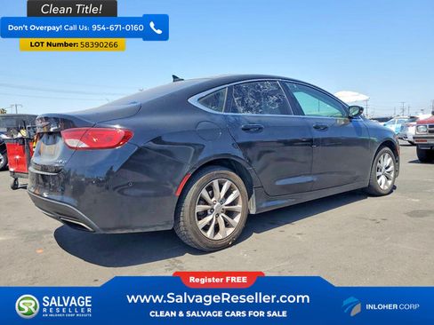 Used 2015 Chrysler 200 C w/ Navigation & Sound Group I FWD image 4