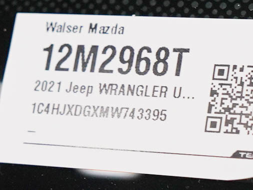 Used 2021 Jeep Wrangler Unlimited Sport AWD/4WD image 28