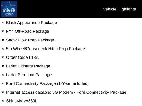New 2026 Ford F350 Lariat w/ Black Appearance Package image 4