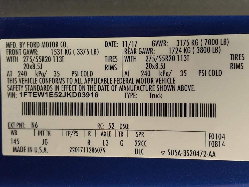 Used 2018 Ford F150 XL w/ Equipment Group 101A Mid AWD/4WD image 33
