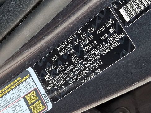 Certified 2022 Kia Forte LXS FWD image 26